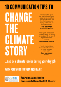 Book cover image change the climate story