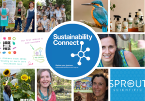 tiled images of sustainability businesses and logos