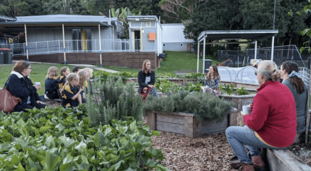 teachers in school garden service providers
