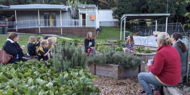 teachers in school garden service providers